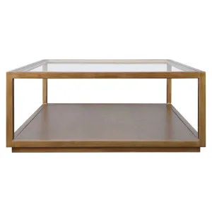 Sadie Square Coffee Table - Antique Gold by Cafe Lighting and Living, a Coffee Table for sale on Style Sourcebook