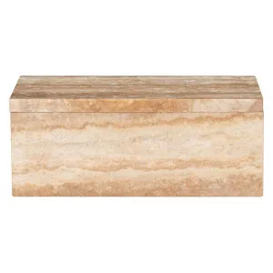 Odin Storage Box - Large Travertine by Cafe Lighting and Living, a Decor for sale on Style Sourcebook