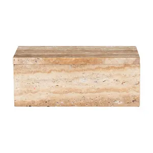 Odin Storage Box - Medium Travertine by Cafe Lighting and Living, a Decor for sale on Style Sourcebook