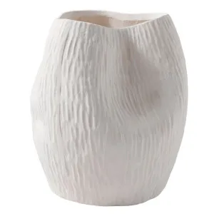 Maeve Porcelain Decorative Vase - Medium White by Cafe Lighting and Living, a Decor for sale on Style Sourcebook