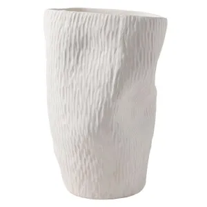 Maeve Porcelain Decorative Vase - Large White by Cafe Lighting and Living, a Decor for sale on Style Sourcebook