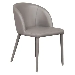 Paltrow Dining Chair - Charcoal Vegan Leather by Cafe Lighting and Living, a Dining Chairs for sale on Style Sourcebook