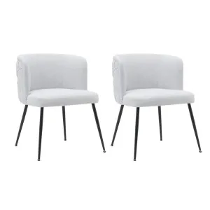 Whitney Dining Chair Set of 2 - Dusk Grey by Cafe Lighting and Living, a Dining Chairs for sale on Style Sourcebook