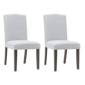 Lethbridge Dining Chair Set of 2 - Dusk Grey by Cafe Lighting and Living, a Dining Chairs for sale on Style Sourcebook