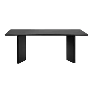 Montauk Dining Table - 2m Black by Cafe Lighting and Living, a Dining Tables for sale on Style Sourcebook
