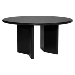 Montauk Round Dining Table - 1.5m Black by Cafe Lighting and Living, a Dining Tables for sale on Style Sourcebook