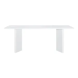 Montauk Dining Table - 2m White by Cafe Lighting and Living, a Dining Tables for sale on Style Sourcebook