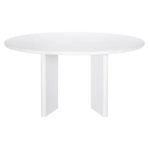 Montauk Round Dining Table - 1.5m White by Cafe Lighting and Living, a Dining Tables for sale on Style Sourcebook