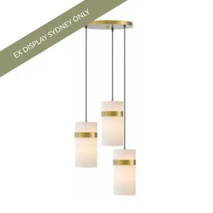 Moritz 3 Light Pendant - OUTLET NSW by Cafe Lighting and Living, a Pendant Lighting for sale on Style Sourcebook