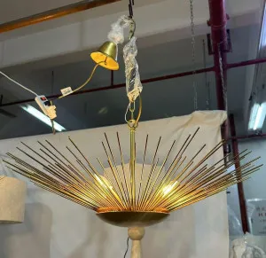 Sochi Pendant - Large Antique Brass - OUTLET NSW by Cafe Lighting and Living, a Pendant Lighting for sale on Style Sourcebook