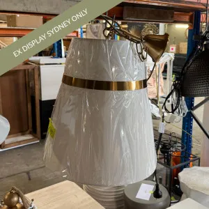 Bridjet Pendant - Large Antique Brass - OUTLET NSW by Cafe Lighting and Living, a Pendant Lighting for sale on Style Sourcebook