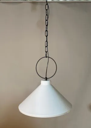 Bergen Pendant - Large White - OUTLET NSW by Cafe Lighting and Living, a Pendant Lighting for sale on Style Sourcebook