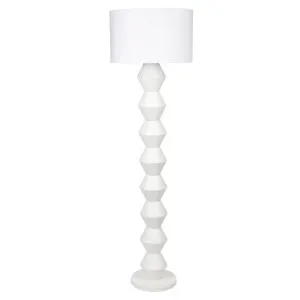 Abstract Floor Lamp - White by Cafe Lighting and Living, a Floor Lamps for sale on Style Sourcebook