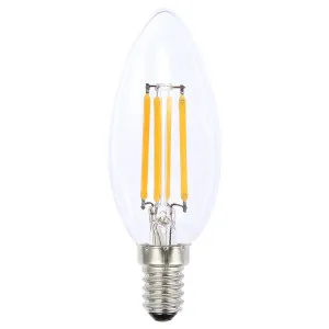 Globe LED Filament Candle - Clear E14 by Cafe Lighting and Living, a Fixed Lights for sale on Style Sourcebook