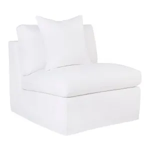 Birkshire Slip Cover Occasional Chair - White Linen by Cafe Lighting and Living, a Chairs for sale on Style Sourcebook