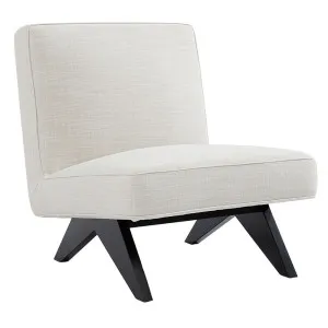 Martyn Slipper Chair - Off White Linen by Cafe Lighting and Living, a Chairs for sale on Style Sourcebook
