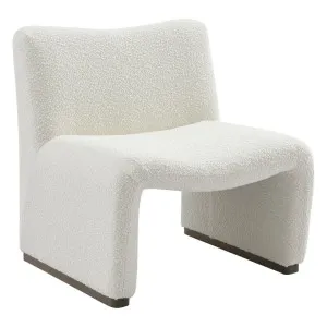 Beau Occasional Chair - White Boucle by Cafe Lighting and Living, a Chairs for sale on Style Sourcebook