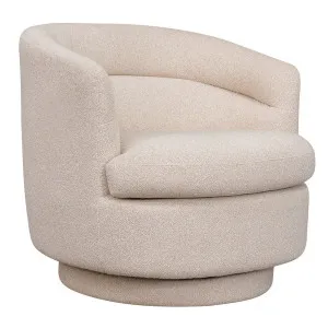 Holly Swivel Arm Chair - Natural by Cafe Lighting and Living, a Chairs for sale on Style Sourcebook