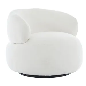 Greenwich Occasional Chair - Ivory Chenille by Cafe Lighting and Living, a Chairs for sale on Style Sourcebook