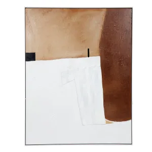 Ochre Dream Oil On Canvas Painting - Medium by Cafe Lighting and Living, a Painted Canvases for sale on Style Sourcebook