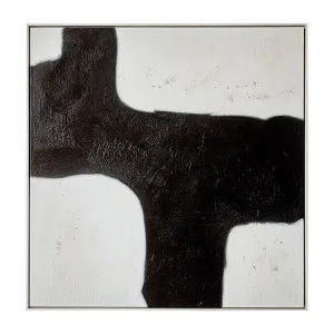 Tribeca Oil On Canvas Painting - Medium by Cafe Lighting and Living, a Painted Canvases for sale on Style Sourcebook