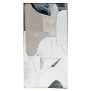 Piece By Piece Oil On Canvas Painting by Cafe Lighting and Living, a Painted Canvases for sale on Style Sourcebook