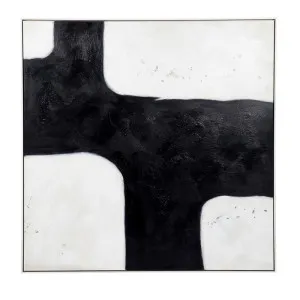 Tribeca Oil On Canvas Painting - Large by Cafe Lighting and Living, a Painted Canvases for sale on Style Sourcebook