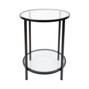 Cocktail Glass Round Side Table - Black by Cafe Lighting and Living, a Side Table for sale on Style Sourcebook