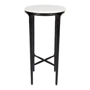 Heston Marble Petite Side Table - Black by Cafe Lighting and Living, a Side Table for sale on Style Sourcebook