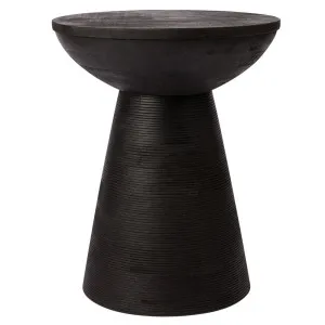 Cayman Mango Wood Side Table - Black by Cafe Lighting and Living, a Side Table for sale on Style Sourcebook