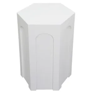 Winston Side Table - White by Cafe Lighting and Living, a Side Table for sale on Style Sourcebook