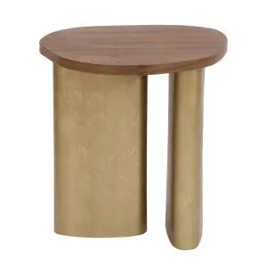 Audrey Small Side Table - Walnut by Cafe Lighting and Living, a Side Table for sale on Style Sourcebook