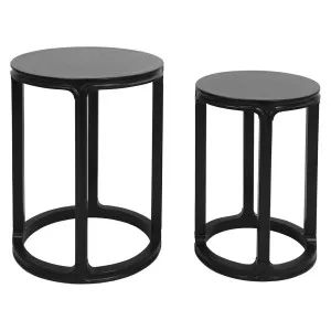 Cadie Nesting Side Tables - Black by Cafe Lighting and Living, a Side Table for sale on Style Sourcebook