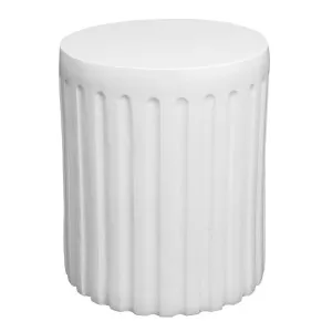 Caleb Side Table - White by Cafe Lighting and Living, a Side Table for sale on Style Sourcebook