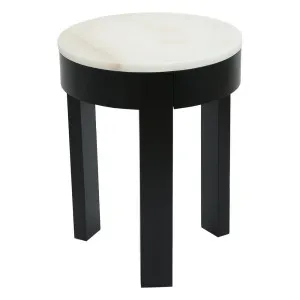 Oliver Marble Side Table - Small Black by Cafe Lighting and Living, a Side Table for sale on Style Sourcebook