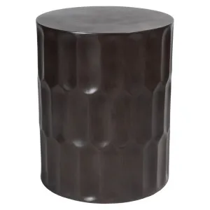 Siena Side Table - Lava by Cafe Lighting and Living, a Side Table for sale on Style Sourcebook