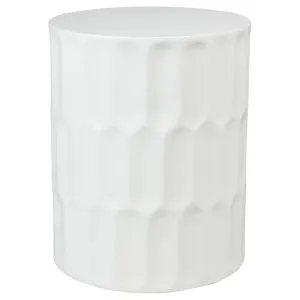 Siena Side Table - White by Cafe Lighting and Living, a Side Table for sale on Style Sourcebook