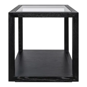 Sadie Square Side Table - Large Black by Cafe Lighting and Living, a Side Table for sale on Style Sourcebook
