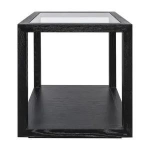 Sadie Square Side Table - Medium Black by Cafe Lighting and Living, a Side Table for sale on Style Sourcebook