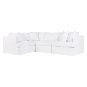 Birkshire Slip Cover Modular Sofa - White Linen Option 2 by Cafe Lighting and Living, a Sofas for sale on Style Sourcebook