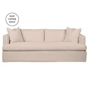 Birkshire 3 Seater Sofa SLIP COVER ONLY - Oat Linen by Cafe Lighting and Living, a Sofas for sale on Style Sourcebook