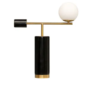Zamora Marble Table Lamp - Black by Cafe Lighting and Living, a Table & Bedside Lamps for sale on Style Sourcebook