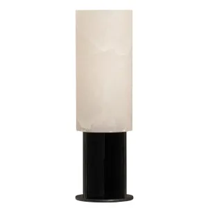 Samara Alabaster Table Lamp - Black by Cafe Lighting and Living, a Table & Bedside Lamps for sale on Style Sourcebook