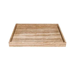 Odin Tray - Medium Travertine by Cafe Lighting and Living, a Trays for sale on Style Sourcebook