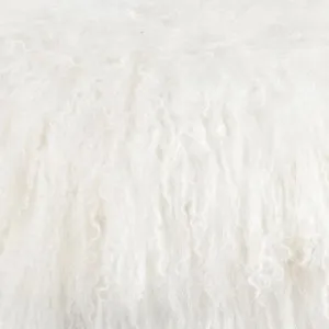 Fur Upholstery Swatch - White by Cafe Lighting and Living, a Fabrics for sale on Style Sourcebook