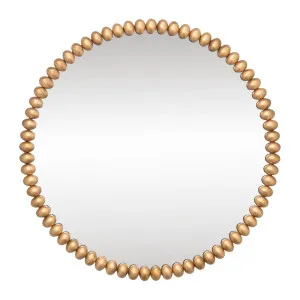 Esme Round Wall Mirror - Gold Leaf by Cafe Lighting and Living, a Mirrors for sale on Style Sourcebook