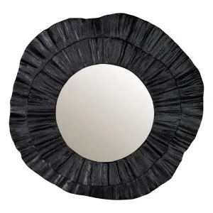 Corfu Wall Mirror - Black by Cafe Lighting and Living, a Mirrors for sale on Style Sourcebook