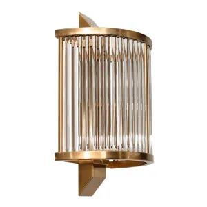 Hayworth Wall Sconce - Brass by Cafe Lighting and Living, a Wall Lighting for sale on Style Sourcebook