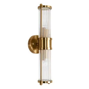 Hunter Wall Sconce - Brass Long by Cafe Lighting and Living, a Wall Lighting for sale on Style Sourcebook