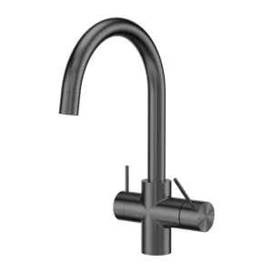 Nero Mecca 3 Way Filtered Mixer Tap Gun Metal by Nero Tapware, a Kitchen Taps & Mixers for sale on Style Sourcebook